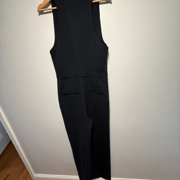 Anthropologie Maeve Jumpsuit Black 10 Tall NWT - Picture 9 of 10